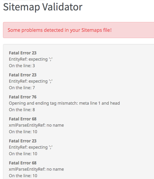 seoptimer sitemap validator